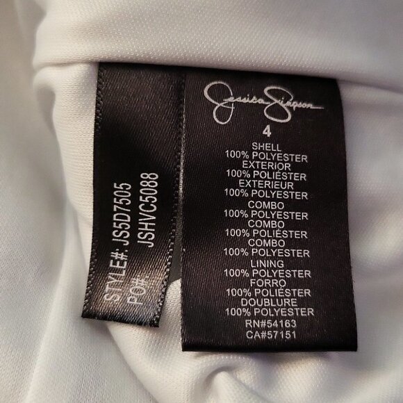 Jessica Simpson Black/White Dress (Size 4) - Picture 6 of 6